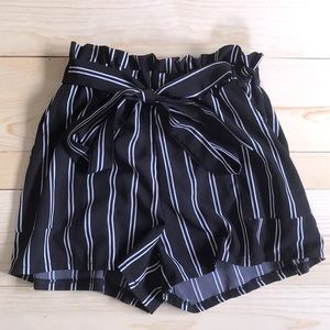 striped paper bag shorts!